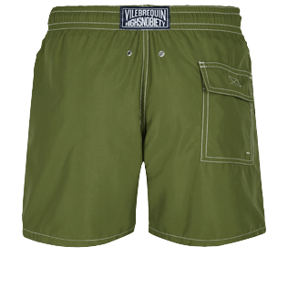 Imagen de Hombre Clásico Liso - Bañador de color liso para hombre - Vilebrequin x Highsnobiety, Bush vista trasera Imagen de Hombre Clásico Liso - Bañador de color liso para hombre - Vilebrequin x Highsnobiety, Bush vista trasera