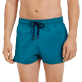 Men Short classic Solid - Men Swimwear Short and Fitted Stretch Solid, Pine wood details view 1