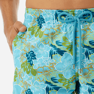 Men Embroidered Embroidered - Men Embroidered Swimwear Hawaii - Limited Edition, Tropezian blue supp1 Men Embroidered Embroidered - Men Embroidered Swimwear Hawaii - Limited Edition, Tropezian blue supp1