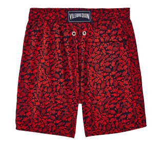 Niños Corte Clásico Estampado - Bañador ligero y plegable con estampado Mini Fish para niño, Azul marino back Niños Corte Clásico Estampado - Bañador ligero y plegable con estampado Mini Fish para niño, Azul marino back