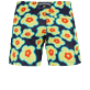 Boys Others Printed - Boys Swim Trunks Ultra-light and packable 1981 Flower Turtles, Sapphire back view