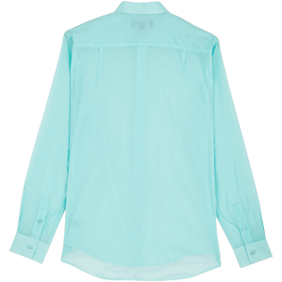 Others Solid - Unisex Cotton Shirt Solid, Acqua back Others Solid - Unisex Cotton Shirt Solid, Acqua back