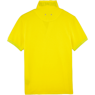 Men Others Solid - Men Cotton Pique Polo shirt Solid, Lemon back Men Others Solid - Men Cotton Pique Polo shirt Solid, Lemon back