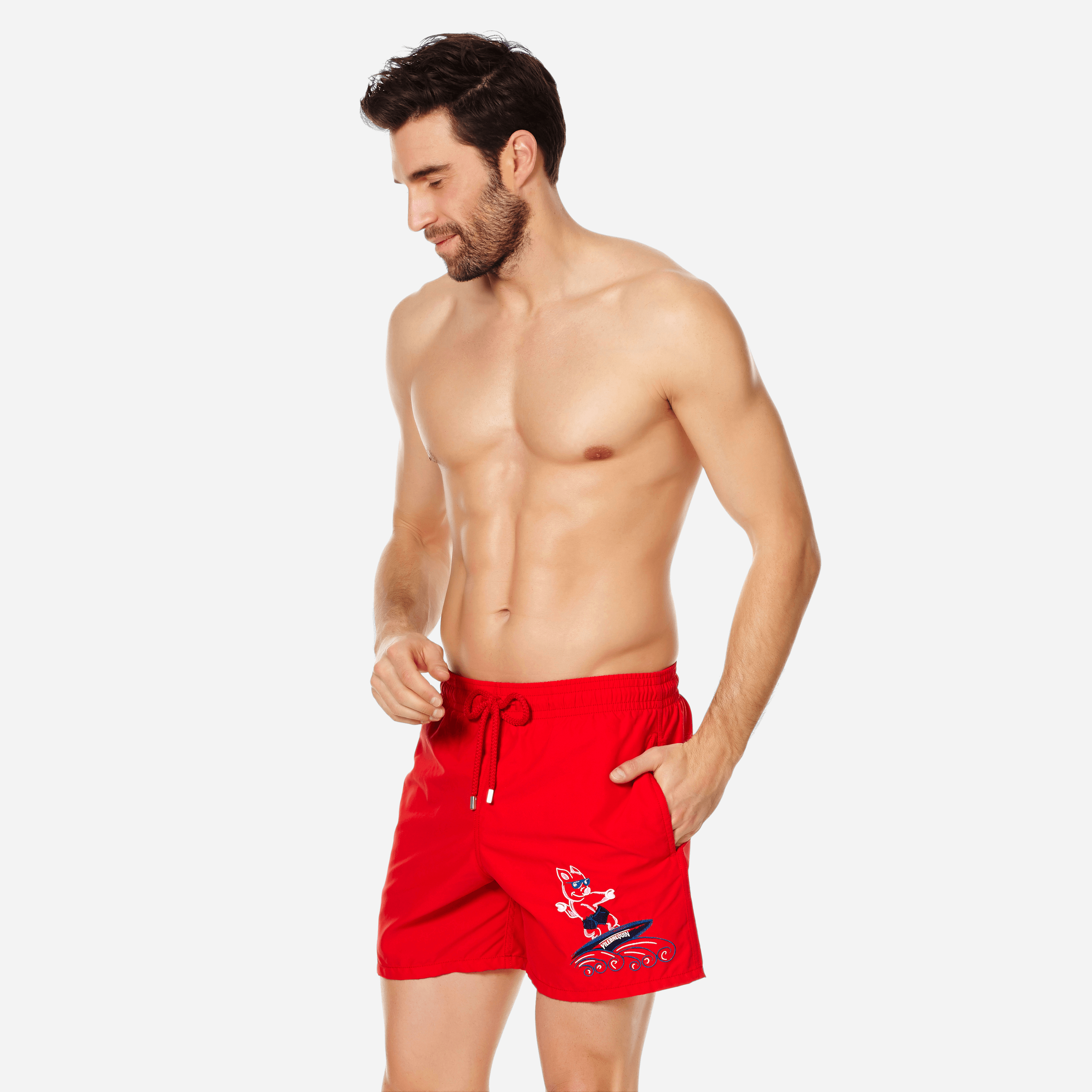 Maillots de bain Homme - Maillot de bain Homme Broderie placée The Year Of The Pig - MAILLOT DE BAIN