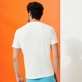 Men Others Printed - Men T-shirt Fancy Vilebrequin Logo Vilebrequin Multicolore, Off white back worn view