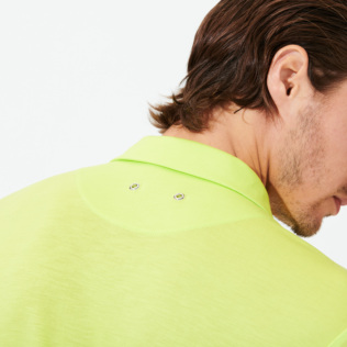Hombre Autros Liso - Polo Tencel™ de color liso para hombre, Limoncillo detalles vista 1