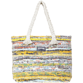 AUTRES Imprimé - Grand Sac de plage uni Eco-friendly, Jaune front AUTRES Imprimé - Grand Sac de plage uni Eco-friendly, Jaune front