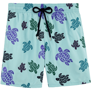 Homme Classique Moorea Brodé - Maillot de bain Mistral Broderie Tortues Multicolores All Over, Lagon front Homme Classique Moorea Brodé - Maillot de bain Mistral Broderie Tortues Multicolores All Over, Lagon front