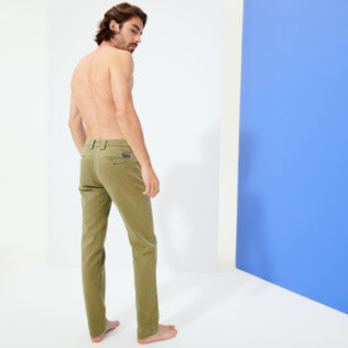 Herren Andere Uni - Slim Fit Chinohose für Herren, Farn backworn Herren Andere Uni - Slim Fit Chinohose für Herren, Farn backworn