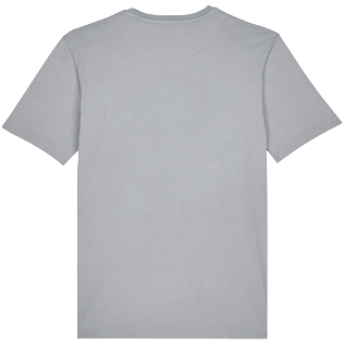 Hombre Autros Liso - Camiseta de algodón orgánico con tinte natural para hombre, Mineral vista trasera
