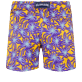 Men Others Printed - Men Swim Trunks Ultra-light and packable Octopus Band, Yellow back view