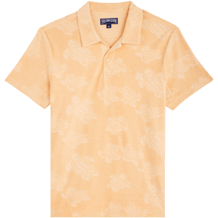 Picture of Men Others Terry jacquard - Men Terry Jacquard Polo Shirt Solid, Dune front view Picture of Men Others Terry jacquard - Men Terry Jacquard Polo Shirt Solid, Dune front view