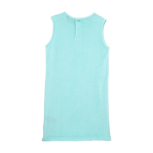 Filles Robes Uni - Robe sans manches Éponge Unie, Lagon back Filles Robes Uni - Robe sans manches Éponge Unie, Lagon back