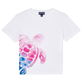 Niños Autros Estampado - Camiseta de algodón con estampado Tortue Aquarelle para niño, Blanco vista frontal