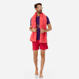 Hombre Clásico ultra ligero Liso - Bañador ultraligero y plegable con estampado Bicolor para hombre, Grosella supp2 Hombre Clásico ultra ligero Liso - Bañador ultraligero y plegable con estampado Bicolor para hombre, Grosella supp2