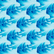 Bikini bambina Micro Waves, Lazulii blue 