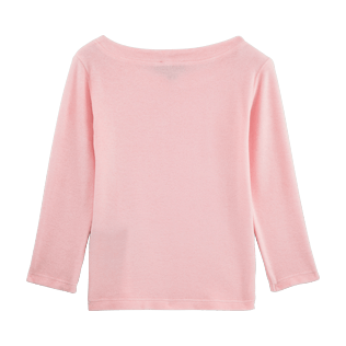 Girls Tee-Shirts Solid - Solid Terry Sailor Top, Peony back Girls Tee-Shirts Solid - Solid Terry Sailor Top, Peony back