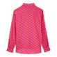 Hombre Autros Estampado - Camisa de verano en gasa de algodón con estampado Micro Ronde Des Tortues unisex, Shocking pink vista trasera