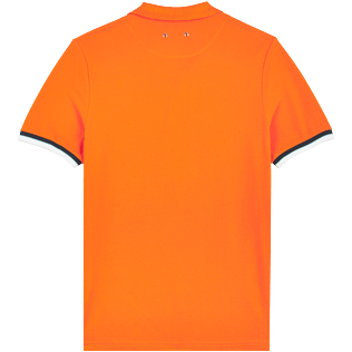 Picture of Men Others Solid - Men Cotton Pique Polo Shirt Solid, Apricot back view Picture of Men Others Solid - Men Cotton Pique Polo Shirt Solid, Apricot back view