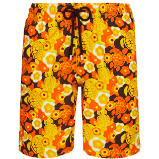 Homme CLASSIQUE LONG Imprimé - Maillot de bain homme Long 1976 Sun Turtles, Citron front Homme CLASSIQUE LONG Imprimé - Maillot de bain homme Long 1976 Sun Turtles, Citron front