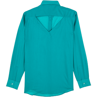 Mujer Autros Liso - Camisa de algodón de color liso con espalda descubierta para mujer, Pinos back Mujer Autros Liso - Camisa de algodón de color liso con espalda descubierta para mujer, Pinos back