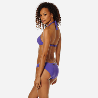 Women Halter Solid - Women halter bikini Top Solid, Hyacinth backworn Women Halter Solid - Women halter bikini Top Solid, Hyacinth backworn