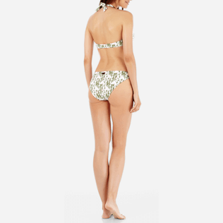 Damen Halter Bedruckt - Bamboo Song Bikinioberteil mit Frontverschluss für Damen, Peony supp4 Damen Halter Bedruckt - Bamboo Song Bikinioberteil mit Frontverschluss für Damen, Peony supp4
