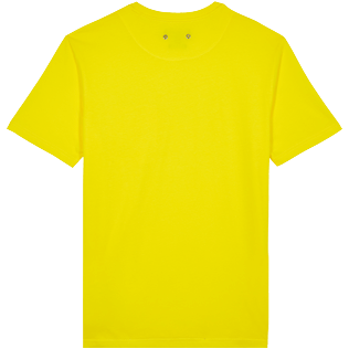Imagen de Hombre Autros Liso - Camiseta de algodón orgánico de color liso para hombre, Limon vista trasera Imagen de Hombre Autros Liso - Camiseta de algodón orgánico de color liso para hombre, Limon vista trasera
