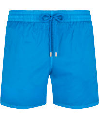 男款 Ultra-light classique 纯色 - 男士纯色超轻便携式泳裤, Hawaii blue 正面图