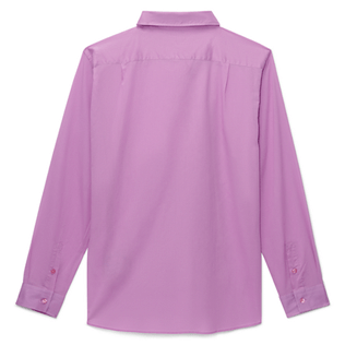Altri Unita - Camicia unisex in voile di cotone tinta unita, Pink berries back Altri Unita - Camicia unisex in voile di cotone tinta unita, Pink berries back