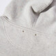 Men Cotton Hoodie Sweatshirt Lihght gray heather details view 7