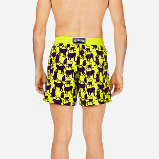 Homme Classique Moorea Imprimé - Maillot de bain Homme Happy Monkey Flocké, Chartreuse supp2 Homme Classique Moorea Imprimé - Maillot de bain Homme Happy Monkey Flocké, Chartreuse supp2