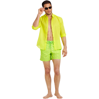 AUTRES Uni - Chemise en voile de coton Unisexe Unie, Gingembre supp2 AUTRES Uni - Chemise en voile de coton Unisexe Unie, Gingembre supp2