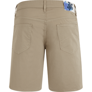 Herren Andere Uni - Bermudashorts mit 5-Taschen-Stickerei für Herren, Safari Rückansicht