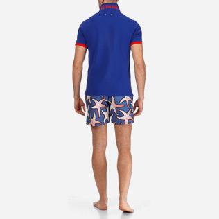 Uomo Altri Unita - Polo uomo in piquet di cotone tinta unita, Blu nettuno supp4 Uomo Altri Unita - Polo uomo in piquet di cotone tinta unita, Blu nettuno supp4