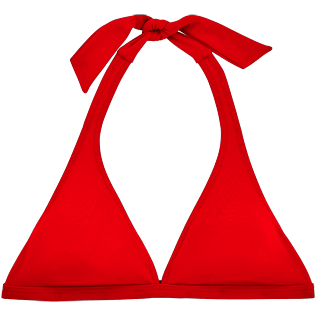 Women Tops Solid - Solid shaping swimwear Top, Poppy red front Women Tops Solid - Solid shaping swimwear Top, Poppy red front