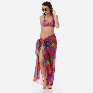 Women Others Printed - Cotton Pareo Porto Rico, Bright orange supp2 Women Others Printed - Cotton Pareo Porto Rico, Bright orange supp2
