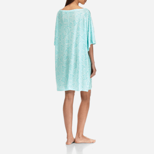 Mujer T-Shirt Estampado - Camiseta extragrande en tencel con estampado Hypnotic Turtles para mujer, Laguna backworn Mujer T-Shirt Estampado - Camiseta extragrande en tencel con estampado Hypnotic Turtles para mujer, Laguna backworn
