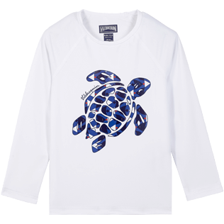 Andere Bedruckt - Rashguard Re Mi Fa Soles für Kinder, Weiss front Andere Bedruckt - Rashguard Re Mi Fa Soles für Kinder, Weiss front