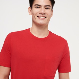 Herren Andere Uni - Einfarbiges T-Shirt aus Bio-Baumwolle für Herren, Peppers Details Ansicht 1