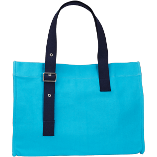 Altri Unita - Borsa da spiaggia grande in cotone tinta unita, Carta da zucchero back Altri Unita - Borsa da spiaggia grande in cotone tinta unita, Carta da zucchero back