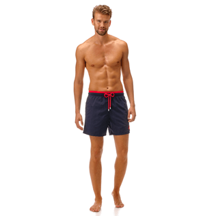 Men Classic / Moorea Solid - Solid Bicolor Swim shorts, Navy / red frontworn Men Classic / Moorea Solid - Solid Bicolor Swim shorts, Navy / red frontworn
