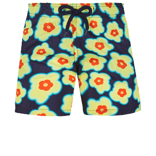 Boys Others Printed - Boys Swim Trunks Ultra-light and packable 1981 Flower Turtles, Sapphire front Boys Others Printed - Boys Swim Trunks Ultra-light and packable 1981 Flower Turtles, Sapphire front