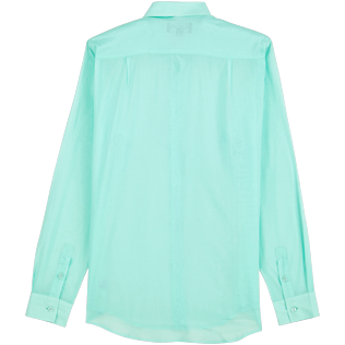 AUTRES Uni - Chemise en voile de coton Unisexe Unie, Menthe back AUTRES Uni - Chemise en voile de coton Unisexe Unie, Menthe back