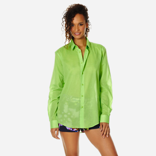 Andere Uni - Unisex Solid Hemd aus Baumwollschleier, Grass green supp3 Andere Uni - Unisex Solid Hemd aus Baumwollschleier, Grass green supp3