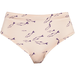 Mujer Cintura alta Estampado - Braguitas de bikini reversibles de talle alto para mujer, Nude supp6 Mujer Cintura alta Estampado - Braguitas de bikini reversibles de talle alto para mujer, Nude supp6