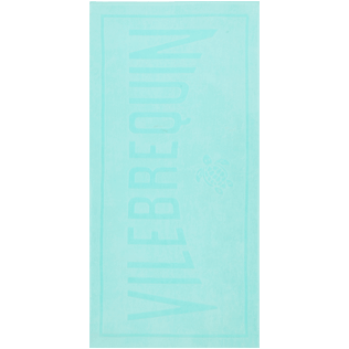 Others Solid - Beach Towel in terry cloth Solid Jacquard, Lagoon frontworn Others Solid - Beach Towel in terry cloth Solid Jacquard, Lagoon frontworn