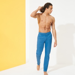 男款 Others 纯色 - Men Jogging Gabardine Pants, Ming blue supp6 男款 Others 纯色 - Men Jogging Gabardine Pants, Ming blue supp6