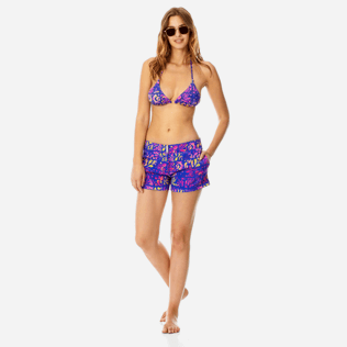 Donna Altri Stampato - Shorts mare donna elasticizzati Phuket, Blu mare supp2 Donna Altri Stampato - Shorts mare donna elasticizzati Phuket, Blu mare supp2