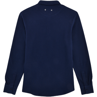 Homme AUTRES Uni - Chemise Coton Piqué Homme Massimo Vitali, Bleu marine back Homme AUTRES Uni - Chemise Coton Piqué Homme Massimo Vitali, Bleu marine back